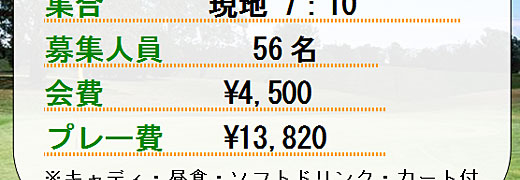 第208回 丸山ゴルフ会 会員コンペ